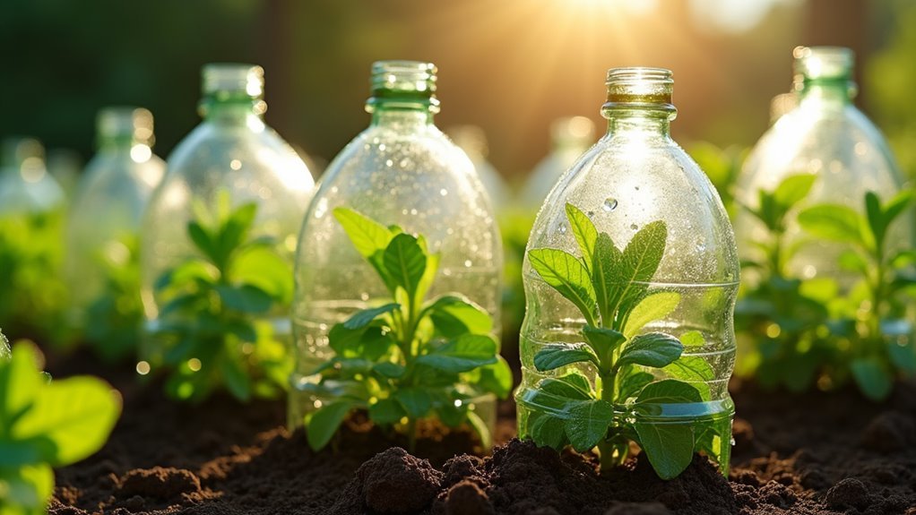 transform bottles into cloches
