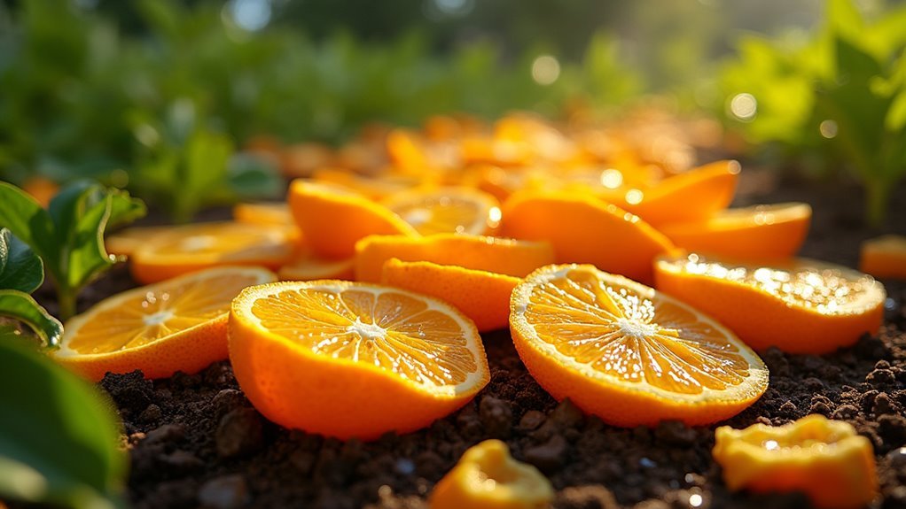 Drive Garden Pests Away With Orange Peels
