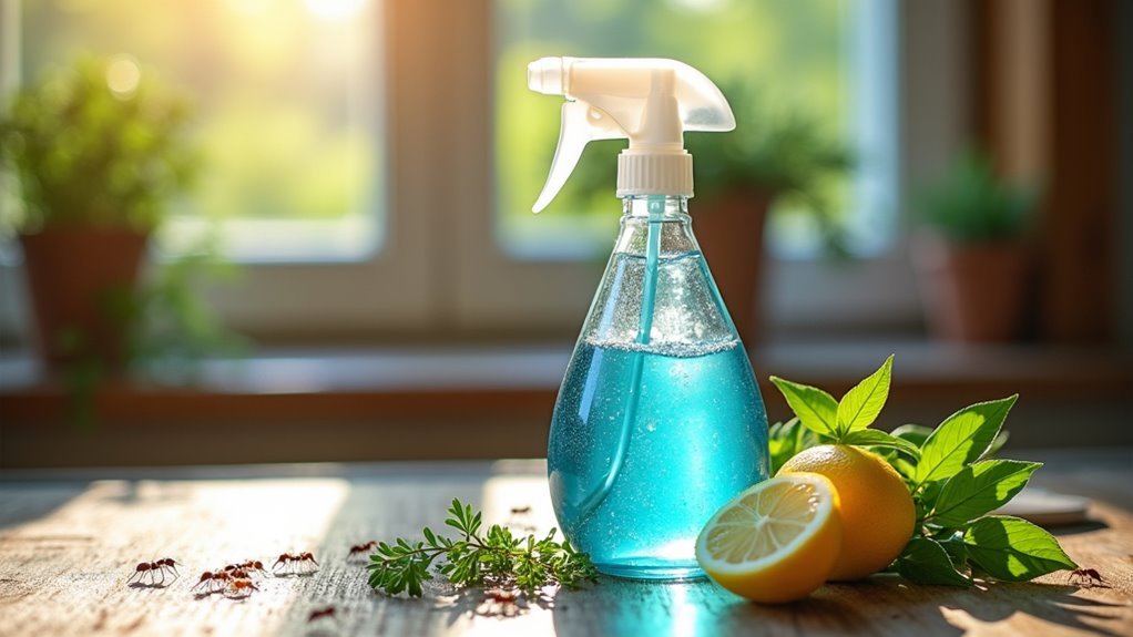 vinegar and dawn ant deterrent