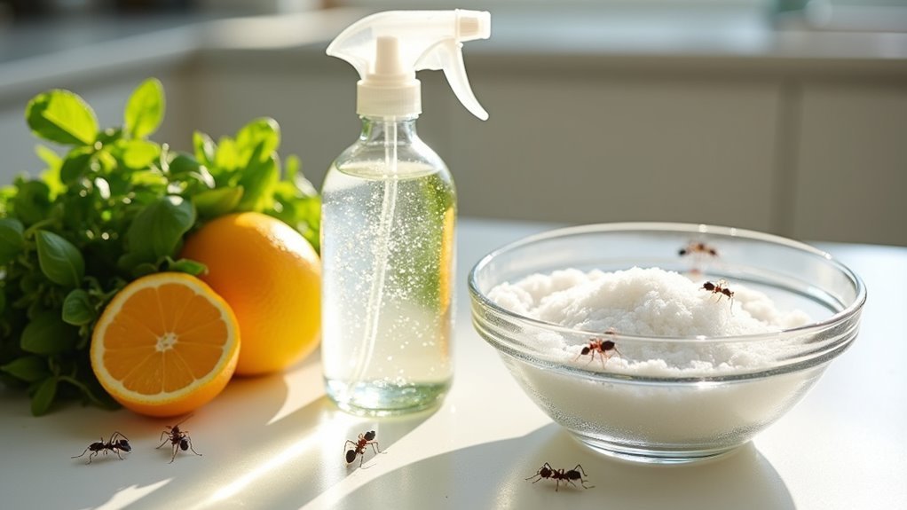 vinegar and water solution