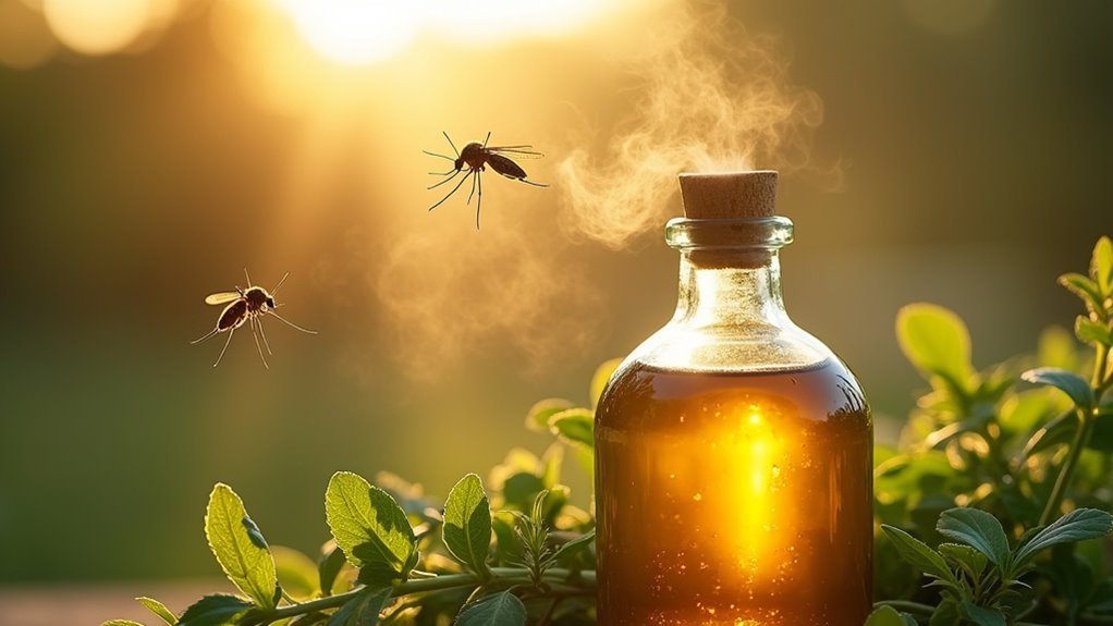 vinegar disrupts mosquito attraction