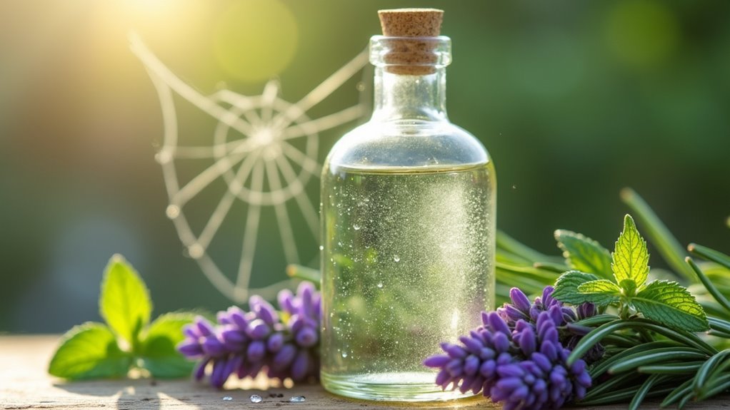 vinegar formula to repel spiders