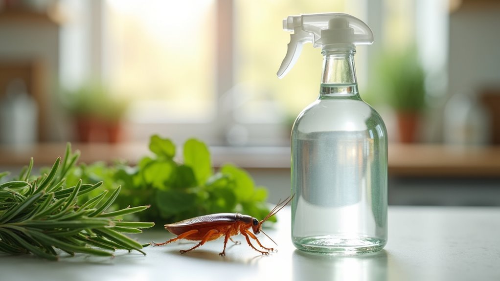 vinegar repels cockroaches naturally