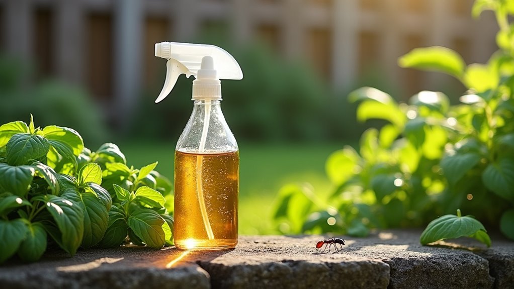 vinegar water insect barrier solution