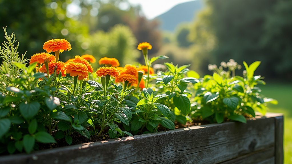 wasp repelling aromatic vegetation strategy
