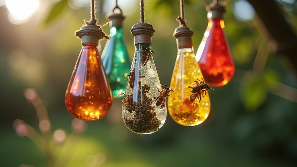 wasp trapping timing strategies