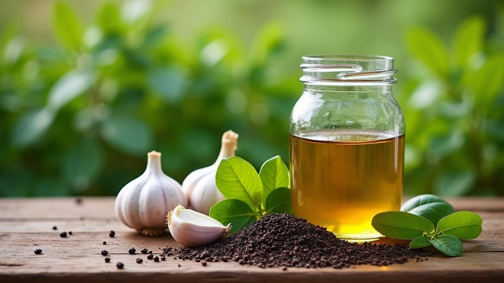 worm castings with garlic neem