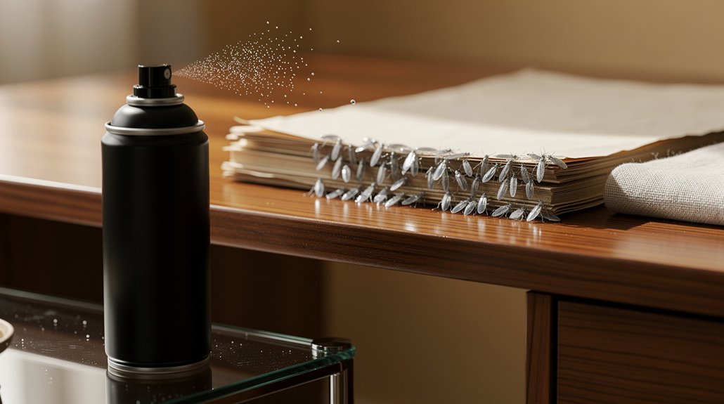 five best silverfish sprays for paper fabric areas