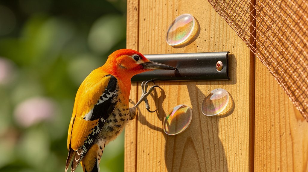 woodpecker deterrents for siding